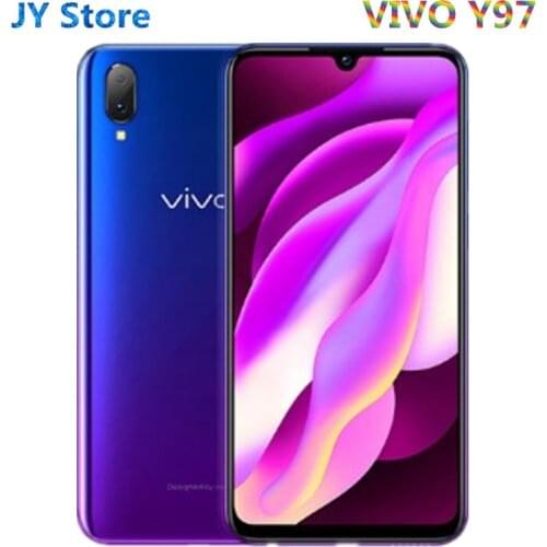 New VIVO Y97 4GB RAM 128GB ROM Octa Core Helio P60 6.3" Full Screen 16.0MP+2.0MP 1080P Dual Rear Camera Fingerprint Mobil
