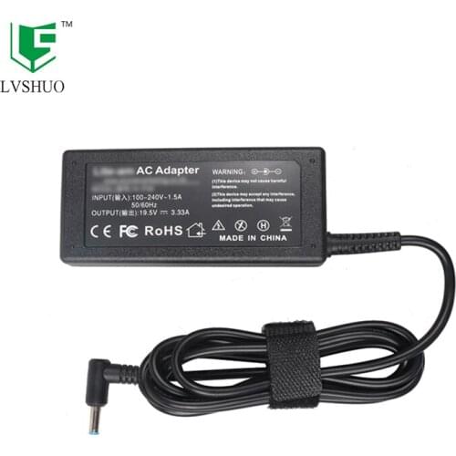 19.5V 3.33A 4.5*3.0mm Blue Pin AC Adapter Power Charger for HP Laptop Envy4