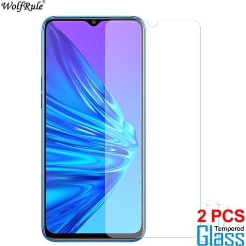 2Pcs Screen Protector For OPPO Realme C3 Glass Realme 5 Tempered Glass HD Protective Phone Film For OPPO Realme 5 C3 Glass 6.5