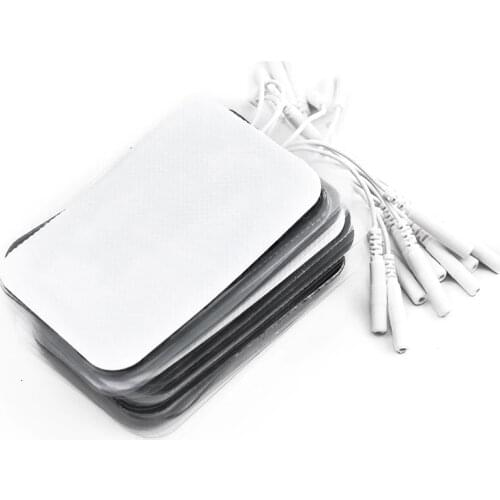 20 Pcs Non-Woven Massage Gel Patch Reusable Electrode Pads 2 mm For EMS Muscle Stimulator Tens Acupuncture Therapy Massager