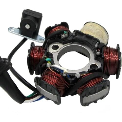 6 Coil 5 Wire 50cc 110cc 125cc 150cc Scooter Moped Bike ATV Quad Magnetoes Stator