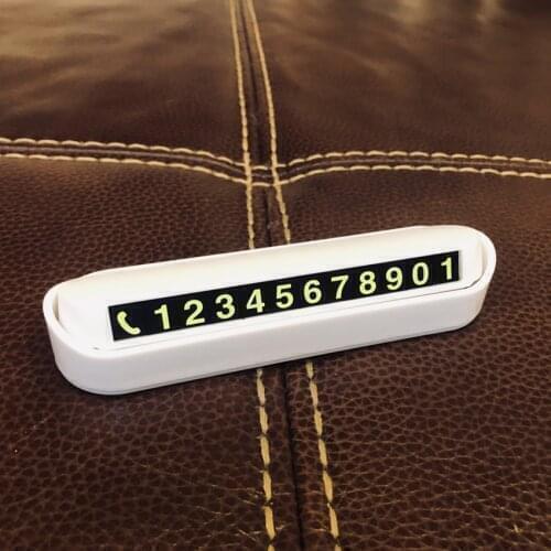 Car Luminous Temporary Parking Card for renault clio range rover sport bmw x5 e53 suzuki swift tuning bmw x3 f25 toyota