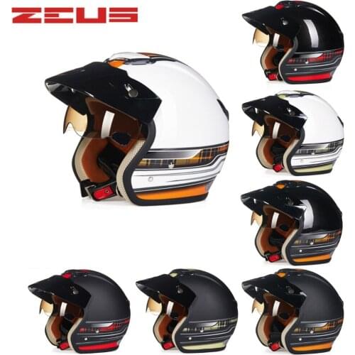 Free Shipping 1pcs ABS 3/4 Open Face Ece Approved Vintage Retro Moto Casco scooter capacete Motorcycle Helmet With Sun Visor