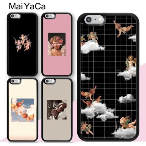 MaiYaCa Renaissance angels Cute Cupid Aesthetics Case For iPhone 12 mini 11 Pro Max X XS Max XR SE 2020 6S 7 8 Plus Cover Coque