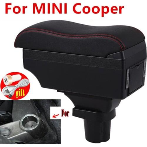 For MINI Cooper R53 R56 R57 R58 R60 Countryman car accessories interior Retrofit parts Car Armrest box Storage box