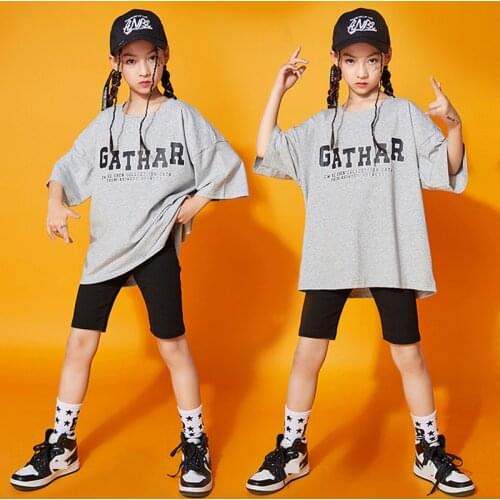Jazz Dancewear Hip Hop Dance Costume Dancer Outfit Cheerleader Uniform Rave Outfit Stage Costume Teen Girls Clothing DL8081