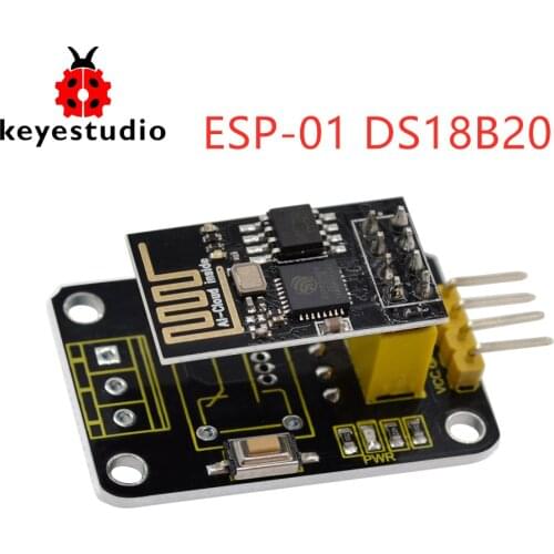 Keyestudio ESP-01 DS18B20 Temperature Module+ESP-8266 WIFI Module For Arduino UNO R3