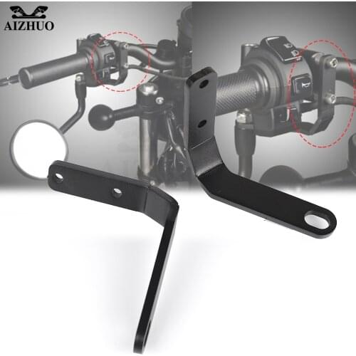 REBEL 500 Motorcycle Handlebar Rear View Side Mirror Spotlight Bracket Accessories For Honda CMX 500 300 Rebel 500 300 2019-2021