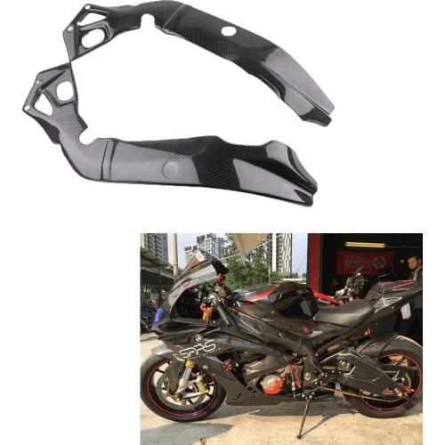 Left Right 1 pair REAL Carbon Fiber Frame Side Panel Fairing Kits Cover For BMW S1000RR S 1000 RR 2015 2016 2017 2018