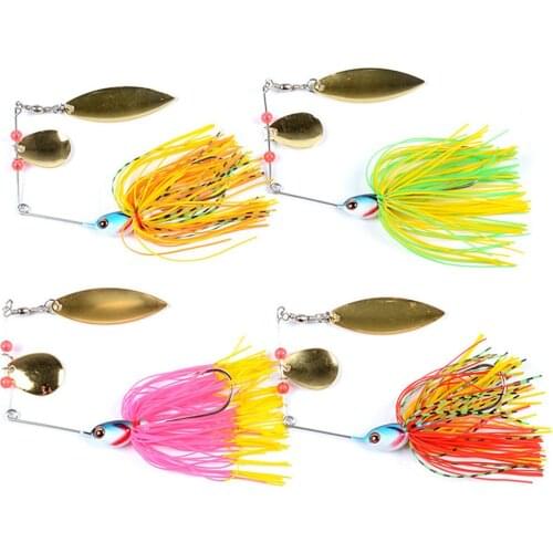 Spinner Bait Metal Lure Hard Fishing Lure Spinner Bait Spinnerbait Pike Swivel Fish Tackle Wobbler Fishing Accessories