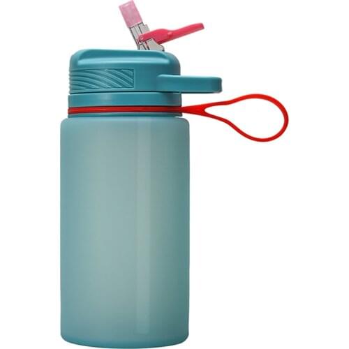 New-Collapsible Water Bottle Reusable Silicone Foldable Water Leak Bottles for Gym Camping Hiking Travel Sports