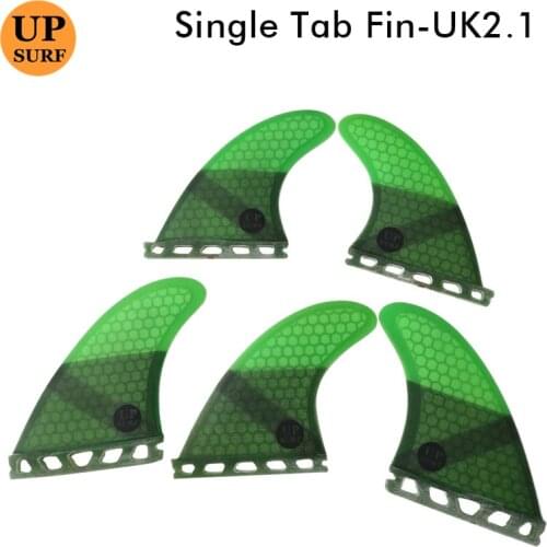 New Design Upsurf Future Fin K2.1 Surfboard Fins Fiberglass Honeycomb Tri-Quad Fins Quilhas Thruster 5 fin Set
