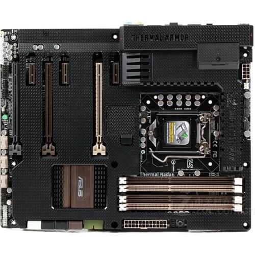 Original motherboard for ASUS SABERTOOTH Z77 LGA 1155 DDR3 USB3.0 I3 I5 I7 22/23NM 32GB Z77 used Desktop motherboard