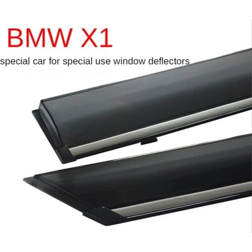 Dedicated to BMW X1 car door and window glass modification parts electroplating rain shield