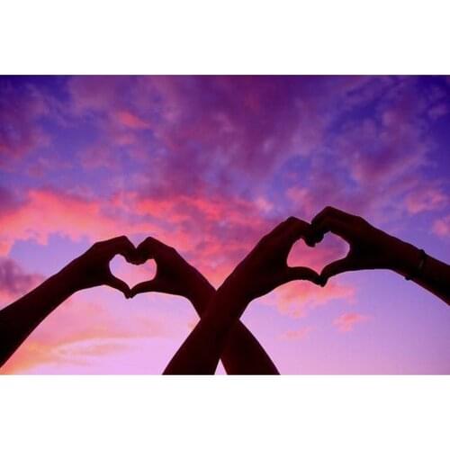 DIY Hand Pen Heart Picture Diamond Painting Cross Stitch Full Diamond Embroidery Home Decoration Gift JX755