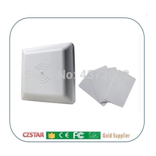 1-6m long middle range read tag UHF RFID card reader 6m long distance range with rs232 wiegand rs485 interface czstar supplier