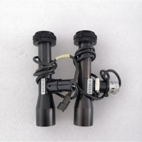 Used original TLW110D-0.8X HR industrial coaxial optical telecentric HD C-mount lens with point light source 0.8X110