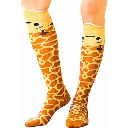 Womens Giraffe Sexy Stockings Knee High Socks