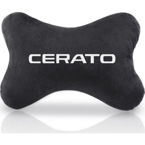 1pcs Car Headrest Cover Auto Seat Cover Head Neck Rest Cushion Neck Pillow for KIA Cerato k3 Cerato 2 Cerato 3 2011 2018 2019