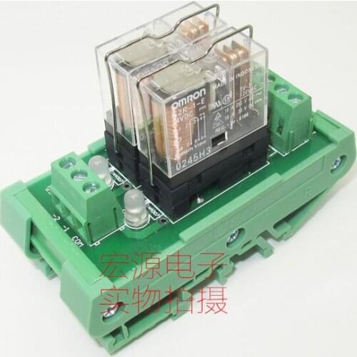 2 relay module PLC amplifying board drive control board DC24V 12V NPN / PNP compatible