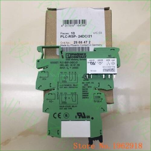 2961105 and Relay base PLC-RSP- 24DC/21