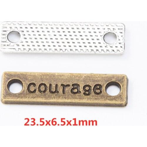 30PCS Nameplate Pendant fit charm Fashion Bracelet necklace DIY Jewelry accessories 8317