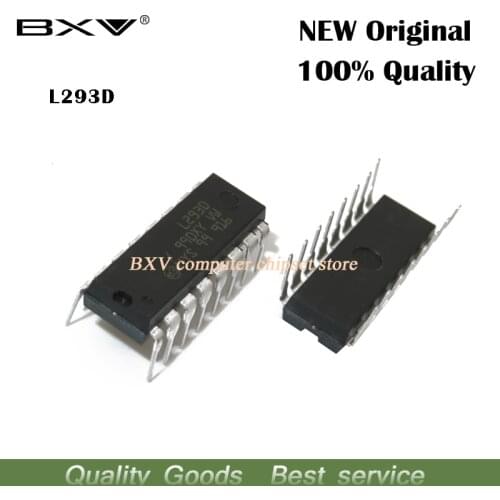5PCS L293D DIP16 L293 DIP 293D DIP-16 new original IC