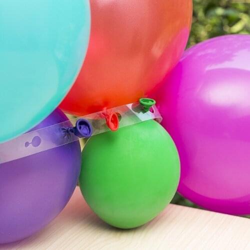 5M Plastic Balloon Chain 410 Holes PVC Rubber Wedding Party Birthday Balloons Backdrop Decor Balloon Chain Arch Decor