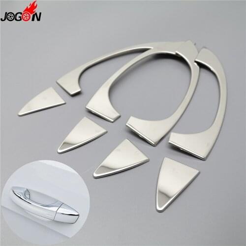 ABS Chrome Silver Side Body Door Handle Cover Trim Sticker For VW Volkswagen Golf 7 VII GTI R GTE GTD MK7 MK7.5 2013-2019