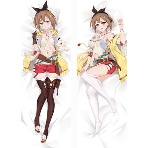 Atelier Ryza: Ever Darkness & the Secret Hideout Reisalin Stout Pillow Case Cosplay Dakimakura Hugging Body