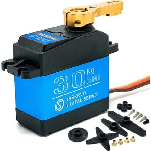DS3230 Servo 0-360 degrees 30KG Metal Gear Digital Servo High Torque Waterproof Servo For 1:8/1:10/1:12 RC Cars Spare Parts