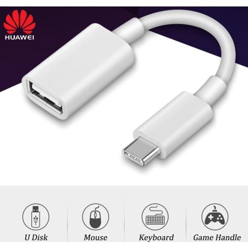 Huawei Original Type C Male To OTG Type-A Female Adapter Convertor Cable For P20 P30 P40 Pro Mate 20 30 40 Pro Honor 20 V20 30
