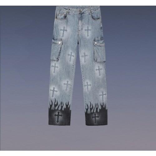 iFitnaEU Men's Cargo Jeans