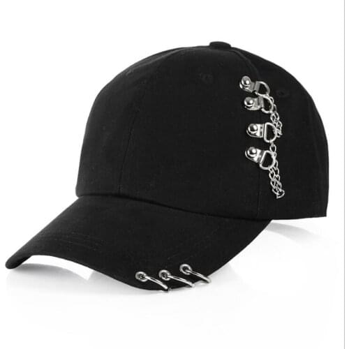 Sun Hat Baseball Cap White Pink Summer hardcore cap Punk Hip Hop Cotton Adult Casual Solid Adjustable Unisex Snapback Caps