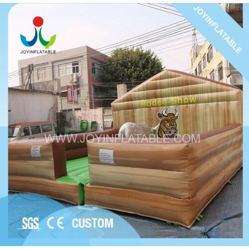 Commercial use inflatable rodeo bull custom cowboy mechanical for sale