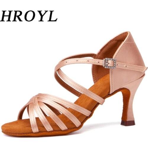 Hot Selling Ballroom Dance Shoes Women New Latin Dance Shoes Ladies Salsa Sandals Performance Tango Cha-Cha Dancing Shoes