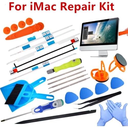 For iMac Repair Kit Replacement LCD Display Adhesive Tape Opening Tool Kit Strips for Apple iMac A1419 A1418 A1224 A1311 A1312