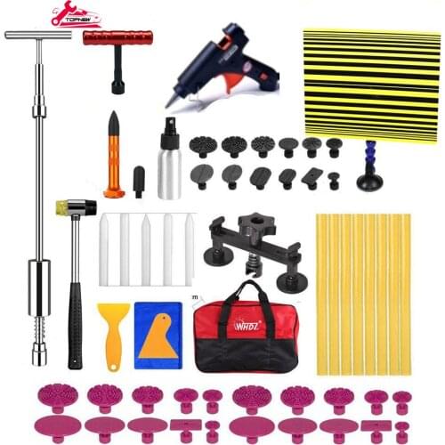 Paintless Dent Repair Kit - Car Dent Removal Kit Dent Puller Kit Pop a Dent Tool for Auto Dent Door Ding Hail Dent Remover