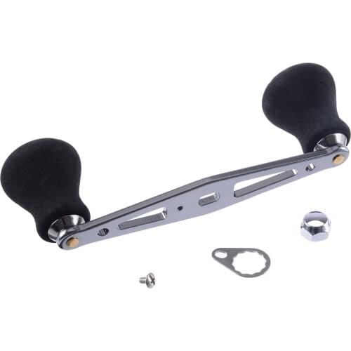 New 130mm Baitcasting Reel Super Power Double Knob Bridge Carbon Fishing Bait Casting Reel Handle Fishing Tackle Accessories