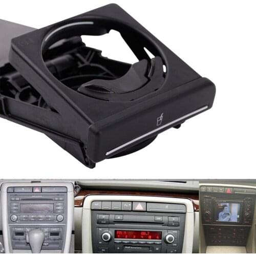New Black Front Car Cup Holder Sliding for V W Audi A4/B6/B7 2002-2008 8E1862534K