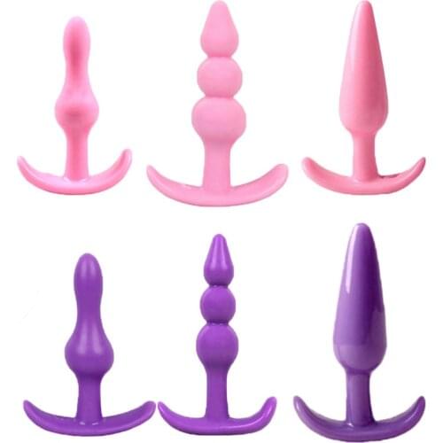 New Soft Silicone Anal Dildo Butt Plug Prostate Massager Adult Gay Products Anal Plug Beads Erotic Sex Toys for Men Women