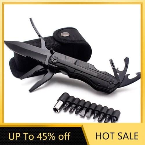 New Folding Multi-tool Kit With Mini Tools Knife Pliers Army Knife and Multitool kit for Outdoor Camping Picnic Equipment