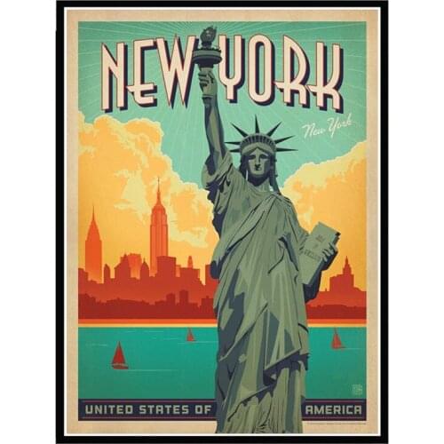 Landscape City DIY 11CT Cross Stitch Embroidery Kits Craft Needlework Set Cotton Thread Printed Canvas Home Decoration Sale