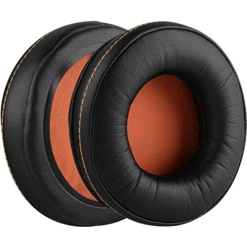Replacement Ear Pads for SteelSeries Siberia 840 Headphones Earpads, Headset Ear Cushion Repair Parts (Black/Orange)
