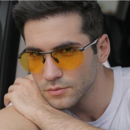 Luxury Mens Polarized Sunglasses Driving Sun Glasses For Men Women Brand Designer Male Vintage Black Pilot Sunglasses TYJ-18