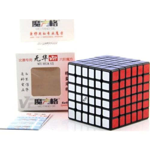 QiYi WuHua 6x6x6 Magic Cube Speed Race Professional Adult Child Puzzle Education Smooth Cubo Magico Difficult Plastic Toy Gift
