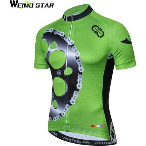 Weimostar Team Cycling Jersey Men Shirt Summer Team Quick Dry MTB Bike Jersey Mountain Bicycle Cycling Clothing Maillot Ciclismo
