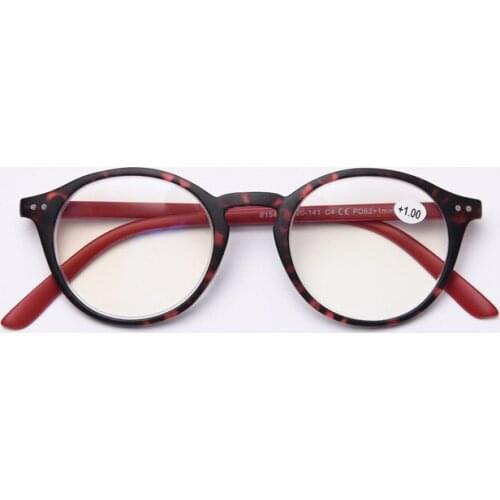 +1.0 1.5 2.0 2.5 3.0 3.5 Diopter Reading Glasses Men Women Unisex Eyeglasses Retro Anti-blue Light Presbyopia Eyewear