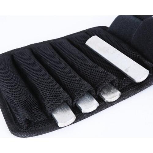 1kg*2pcs Empty Adjustable Invisible running sandbag Weight-bearing sand bag Fitness Arm power trainer