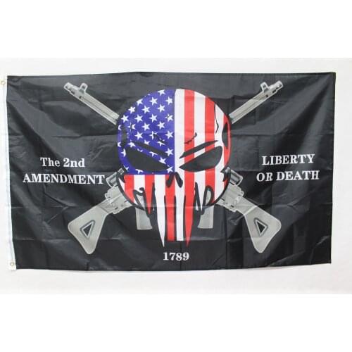 60x90cm/90x150cm 1789 The 2nd Amendment Flag 2x3ft/3x5ft Liberty Or Death Banner